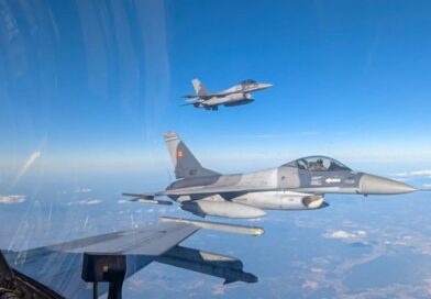 Dronă interceptată în spațiul aerian național de aeronave F-16 românești