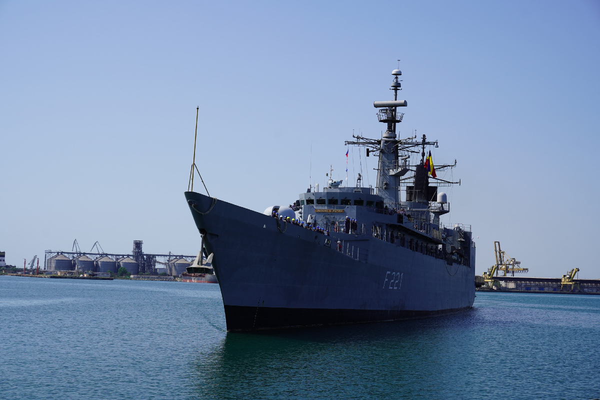 Fregata „Regele Ferdinand” a revenit, în portul militar Constanța