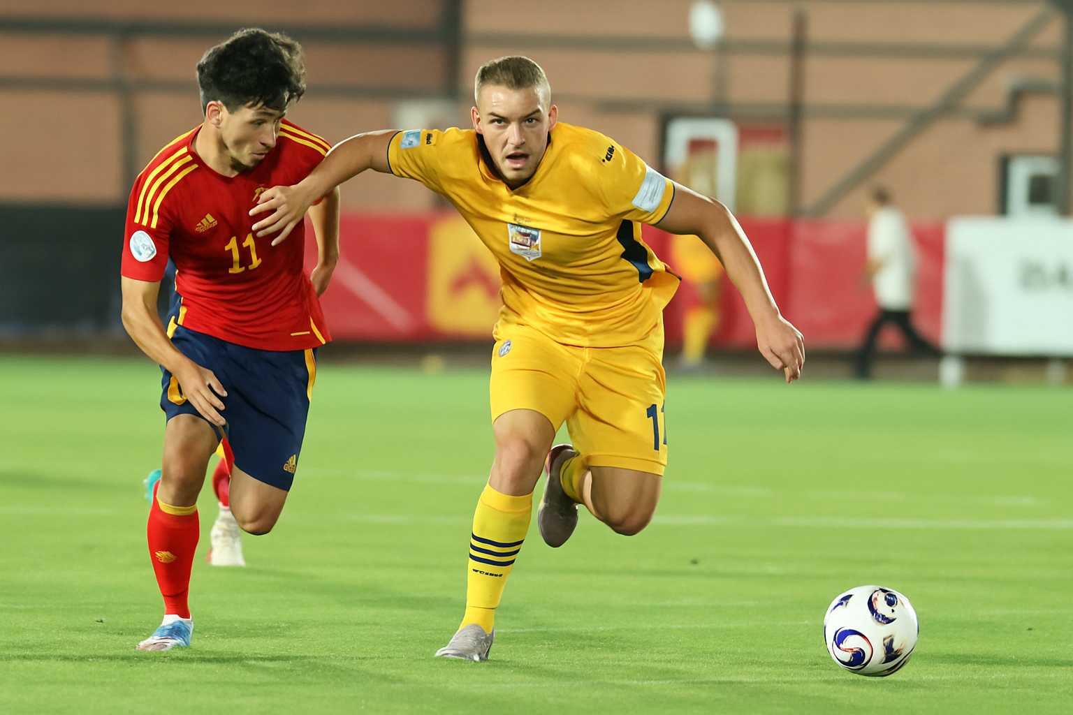 România, învinsă de Spania cu 3-1, la Campionatul European Under-19 din România