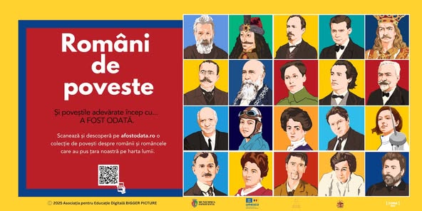 Faleza Cazinoului găzduiește expoziția interactivă „Români de poveste”