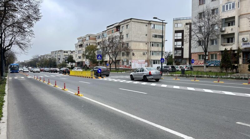 Bulevardul Alexandru Lăpușneanu: un nou scuar median la trecerea de pietoni
