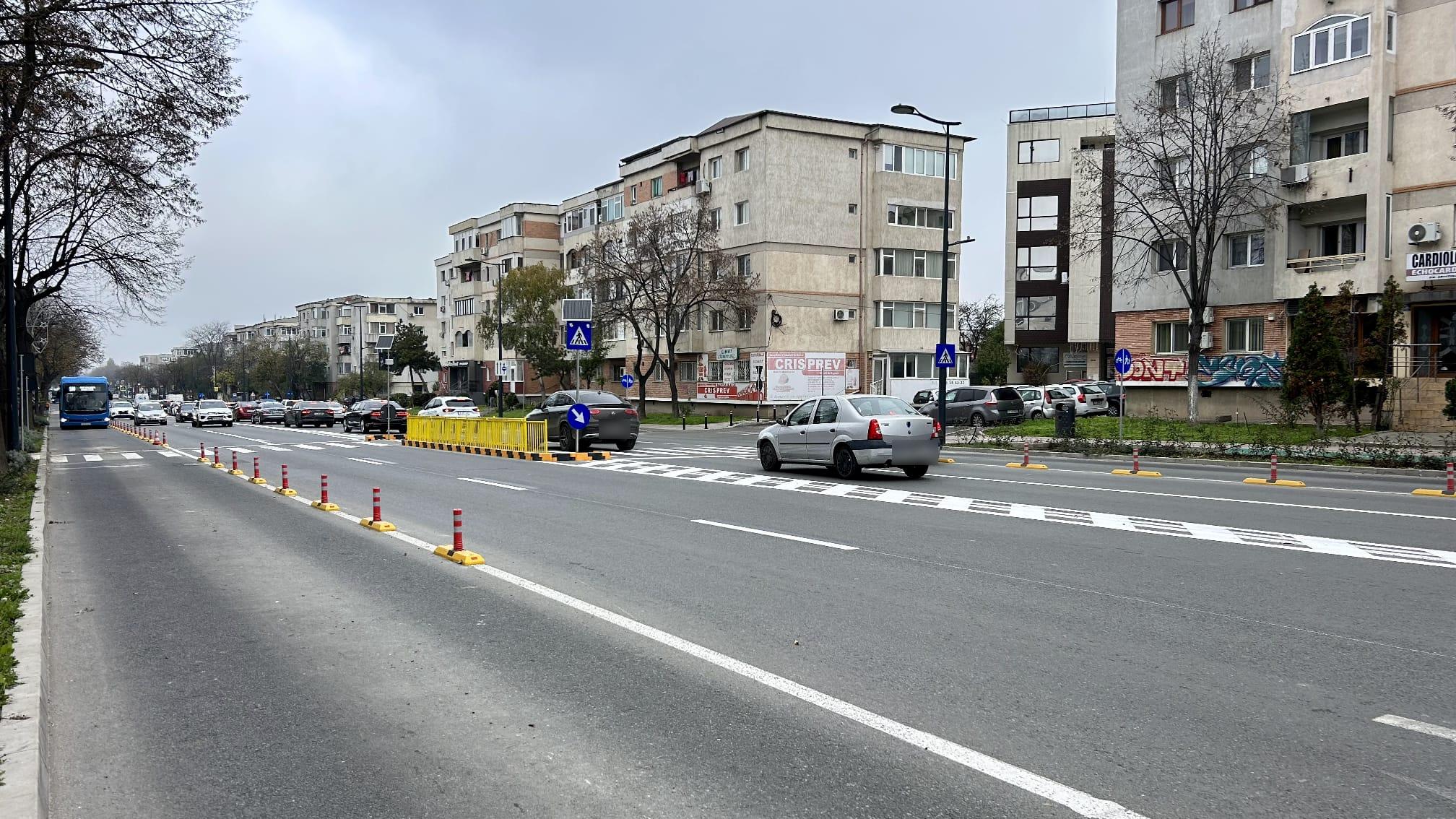 Bulevardul Alexandru Lăpușneanu: un nou scuar median la trecerea de pietoni