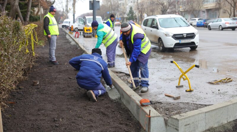 Lucrările continuă pe strada Dezrobirii din Constanța