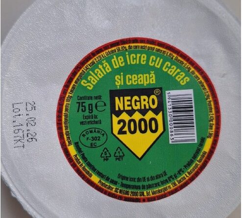 Salată de icre retrasă de la vânzare din cauza suspiciunii de Listeria