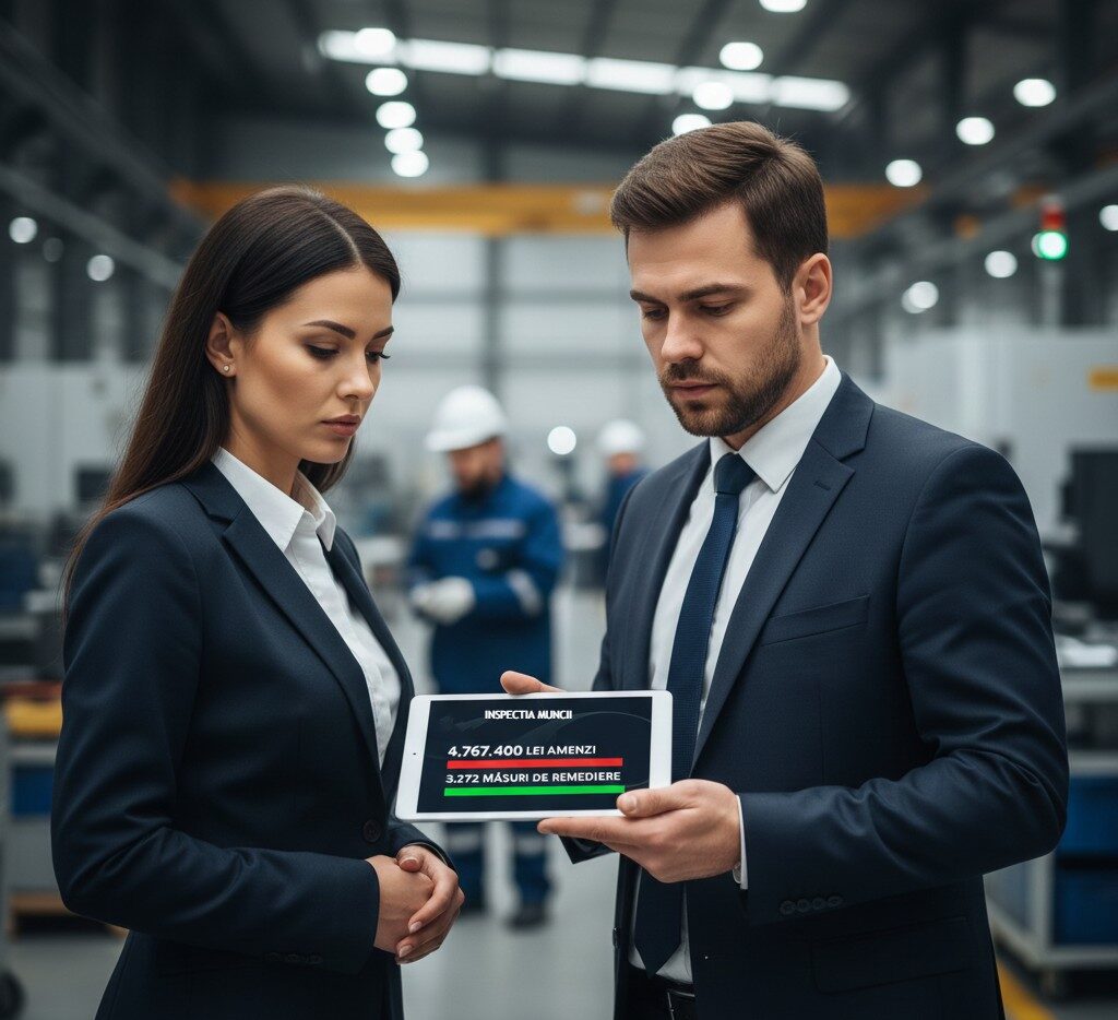 Controale la nivel național: Amenzi de peste 4,7 milioane de lei aplicate de Inspecția Muncii