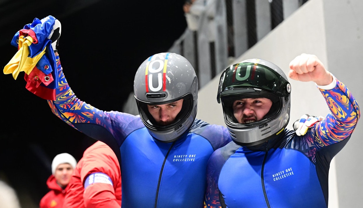 Rezultat istoric pentru România: Tentea și Iordache, locul 5 la bob-2 la JO Milano-Cortina