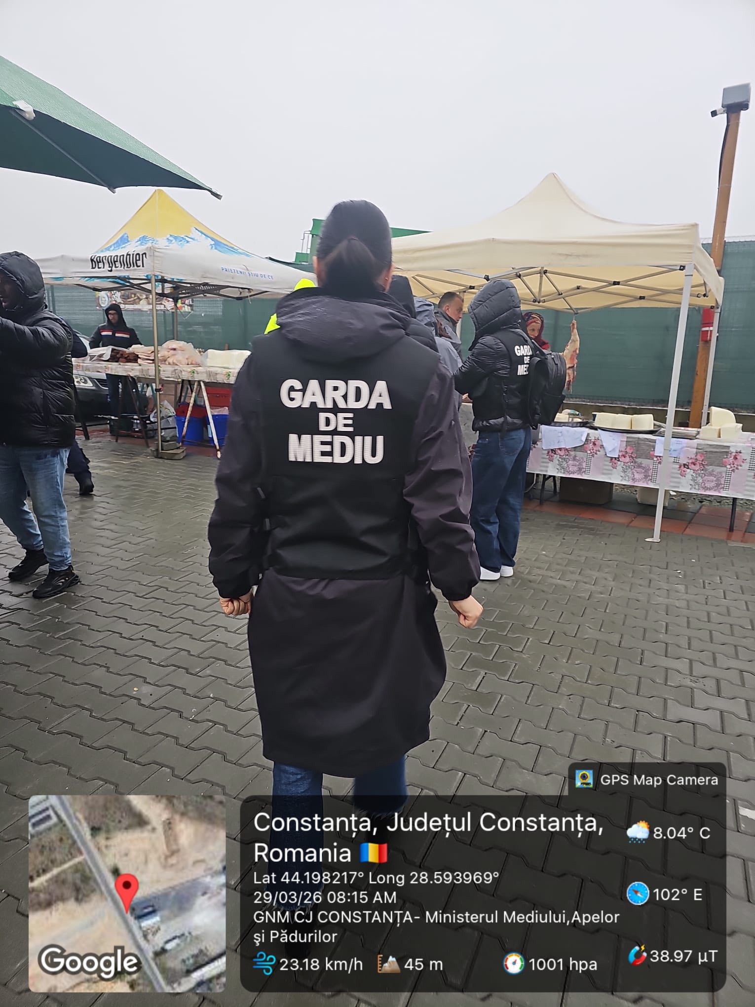 Acțiune de control la târgul de vechituri din zona Ovidiu