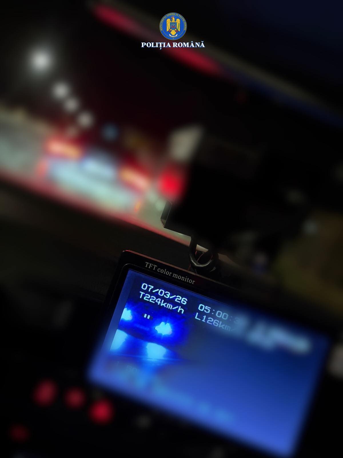 Șoferiță prinsă cu 224 km/h pe DN39, între Eforie Nord și Eforie Sud