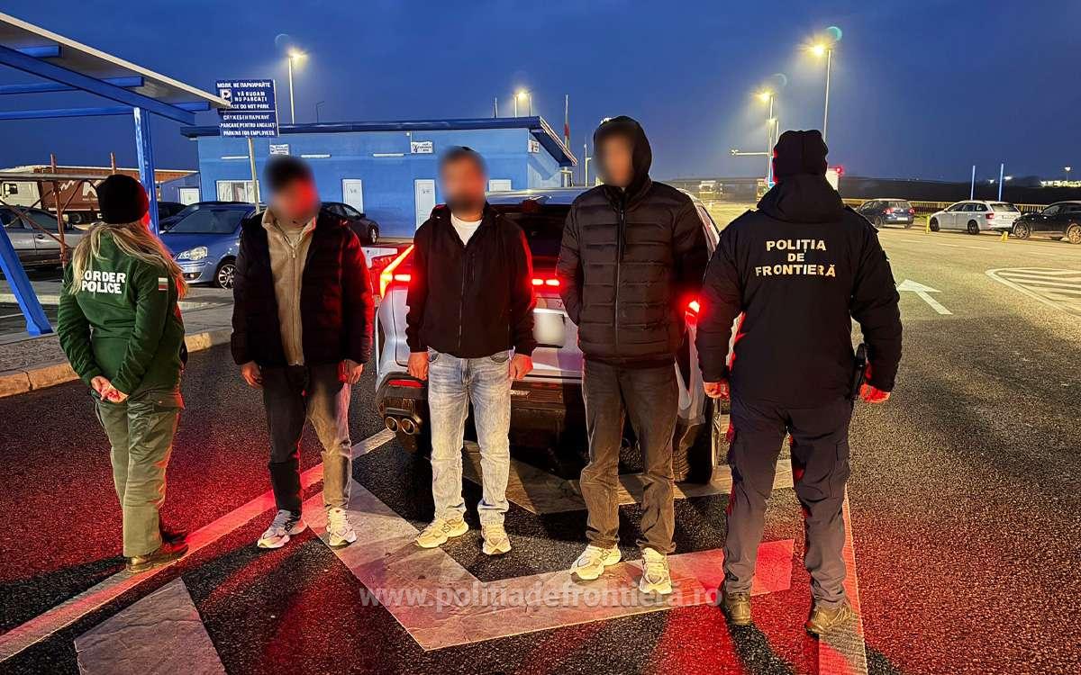 Acțiune BLITZ la Calafat: trei migranți fără documente Schengen, depistați într-o mașină