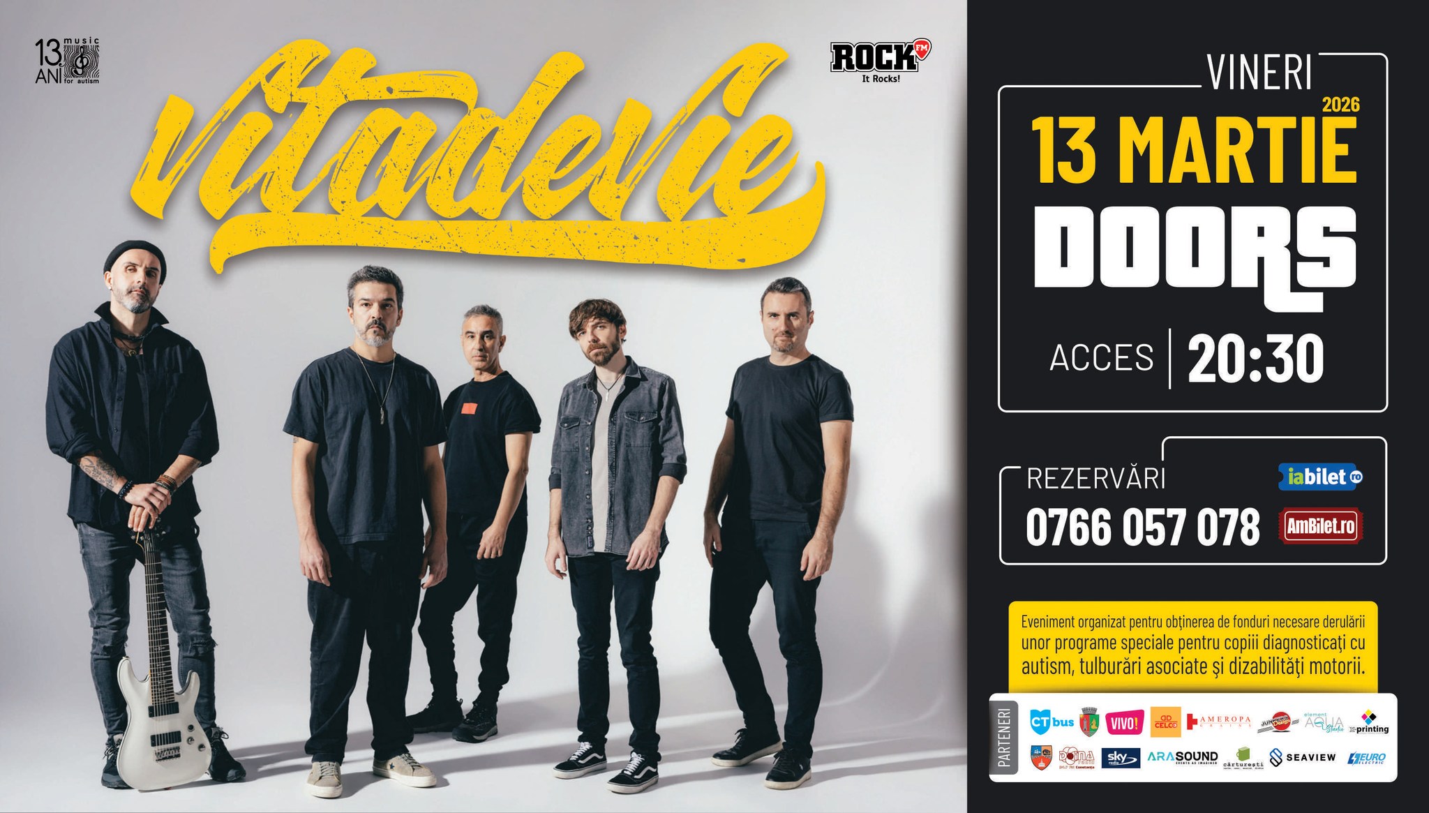 Concert caritabil Vița de Vie la Constanța pentru copiii cu autism