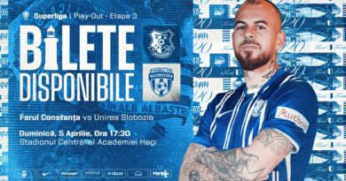Farul primește vizita echipei Unirea Slobozia în etapa a 3-a din play-out