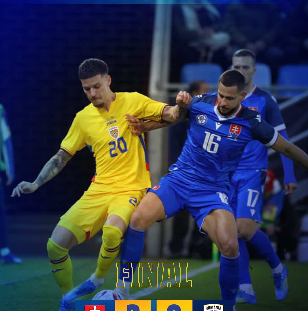 România, învinsă și de Slovacia într-un amical la Bratislava. Greșelile au decis partida