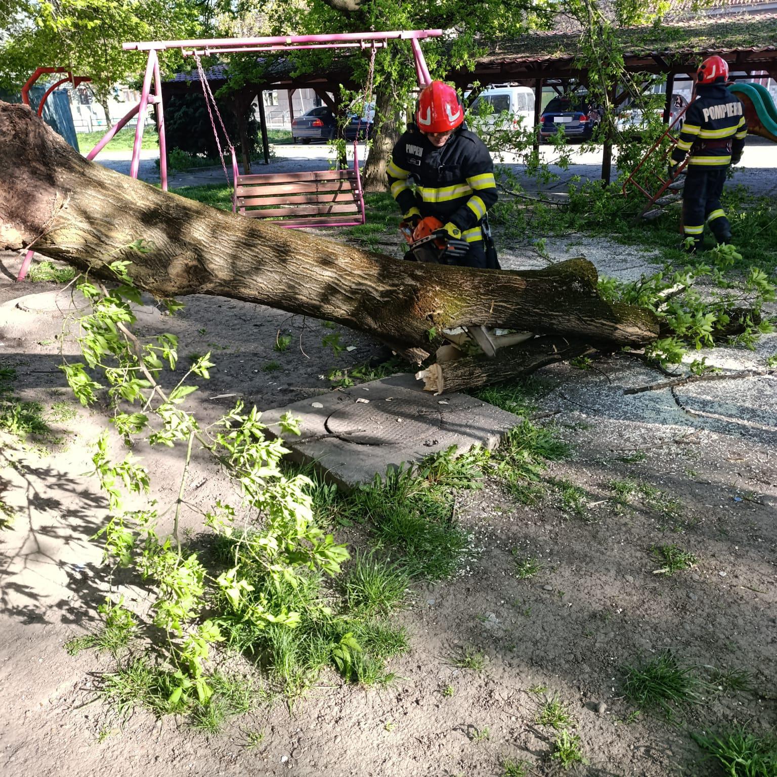 Furtunile au făcut ravagii în țară: o persoană decedată, zeci de răniți și mii de oameni fără curent