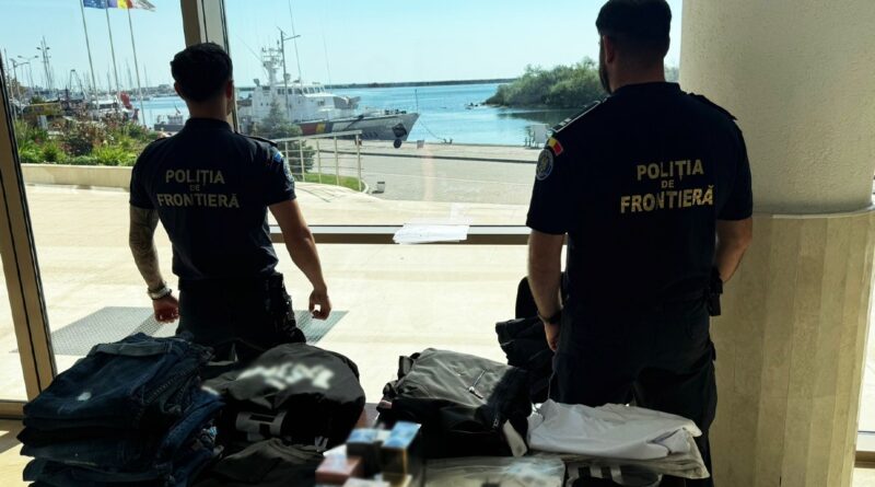 Produse „de firmă”, ridicate de polițiști la Mangalia. Valoarea depășește 100.000 de lei