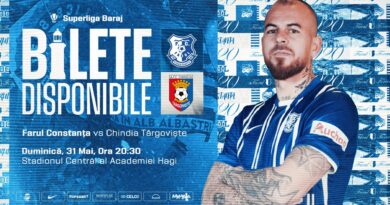 Farul joacă meciul decisiv pentru menținerea în Superligă. Suporterii în tricoul echipei au acces gratuit la peluze