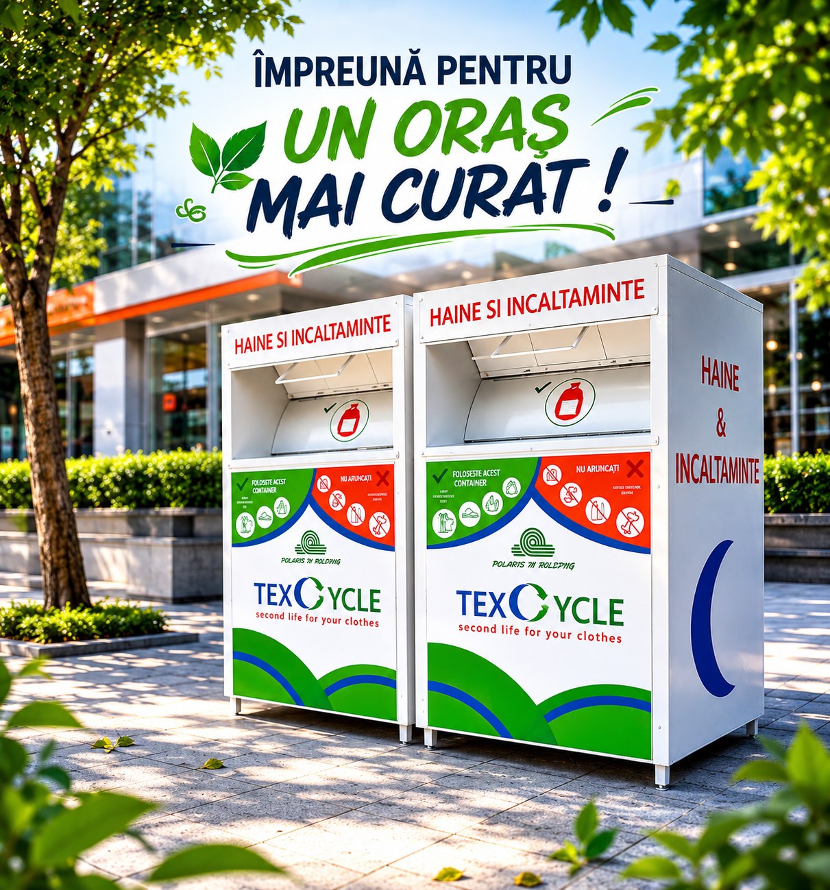 Constănțenii pot recicla gratuit haine și textile în 21 de puncte din oraș