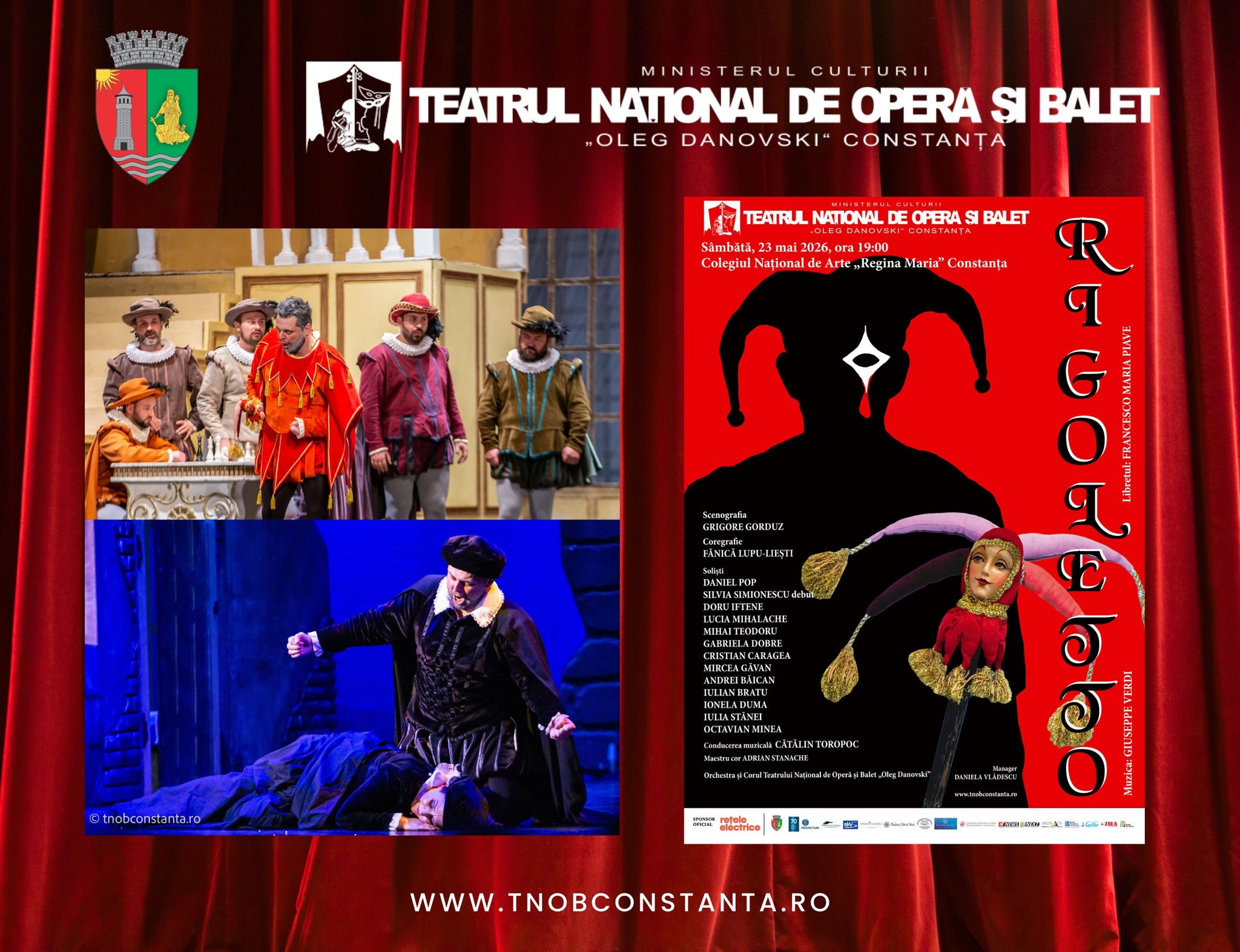 „Rigoletto”, spectacolul săptămânii la Teatrul Național de Operă și Balet „Oleg Danovski”