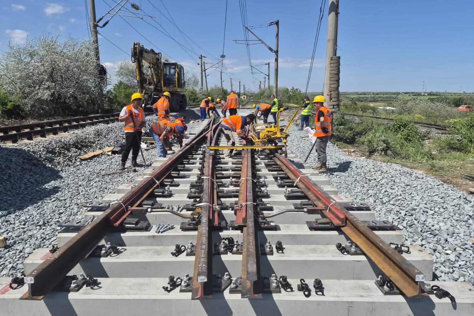 Au început lucrările la infrastructura feroviară din Portul Constanța