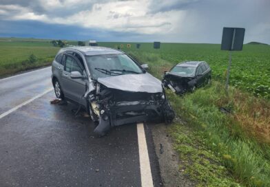 Accident rutier în Mihai Viteazu. Trei persoane au ajuns la spital