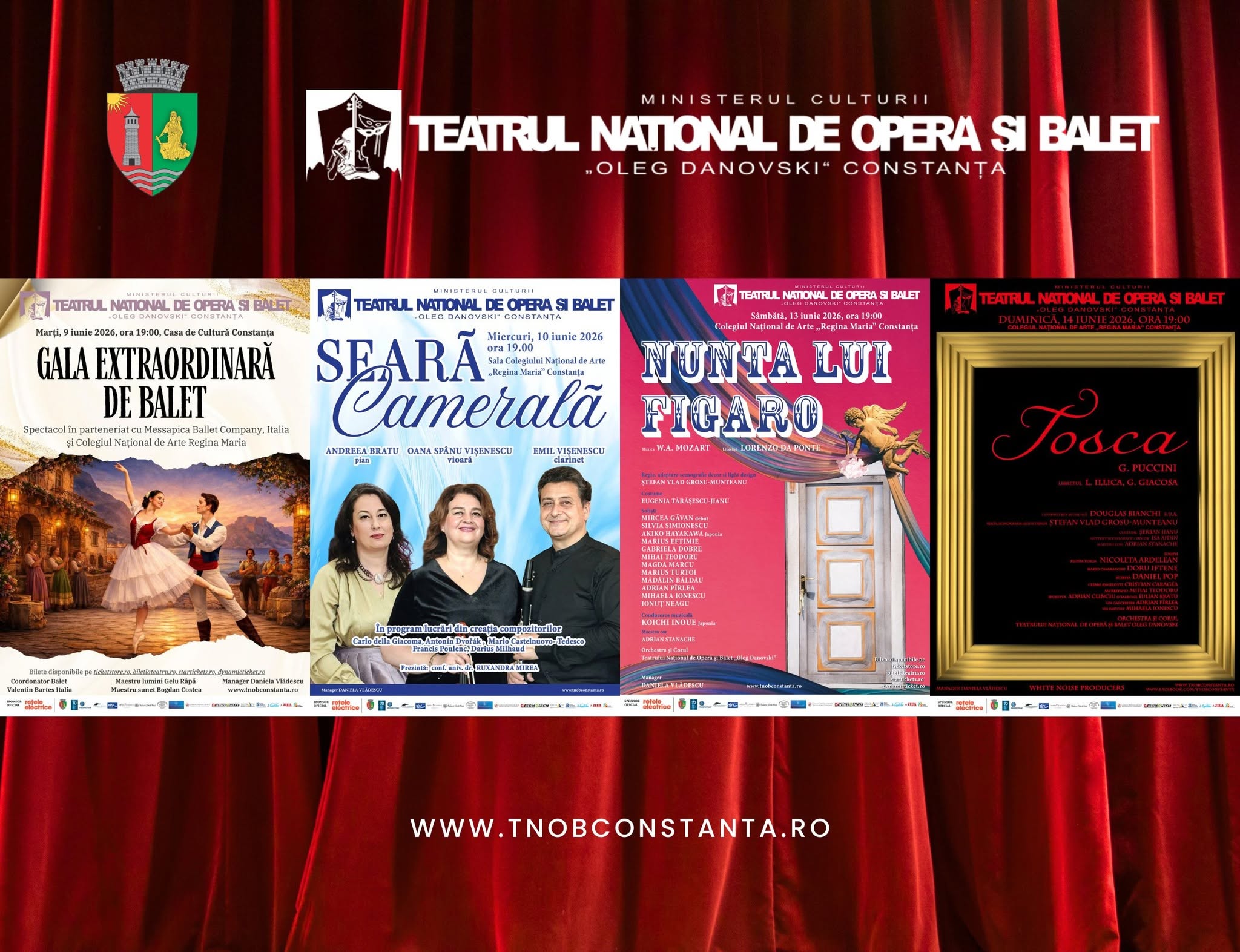O săptămână plină de spectacole la Teatrul Național de Operă și Balet „Oleg Danovski”