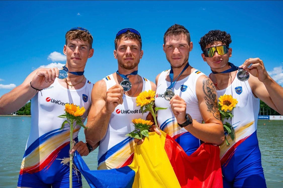 Medalie de argint pentru canotajul constănțean la Cupa Mondială de la Plovdiv