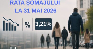 Rata șomajului a ajuns la 3,21% în luna mai. Peste 256.000 de persoane, fără loc de muncă