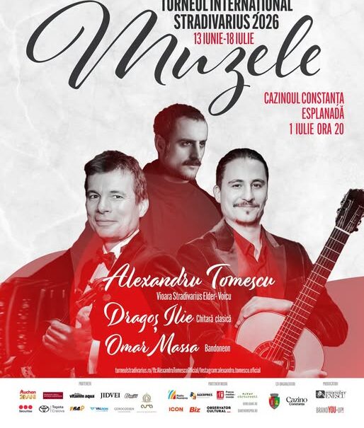 Turneul Stradivarius ajunge la Constanța! Intrarea este liberă