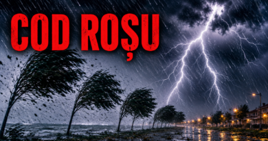 COD ROȘU de vreme severă în județul Tulcea. Averse torențiale și descărcări electrice în patru localități