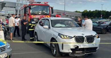 Accident în parcarea VIVO! O persoană a ajuns la spital