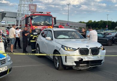 Accident în parcarea VIVO! O persoană a ajuns la spital