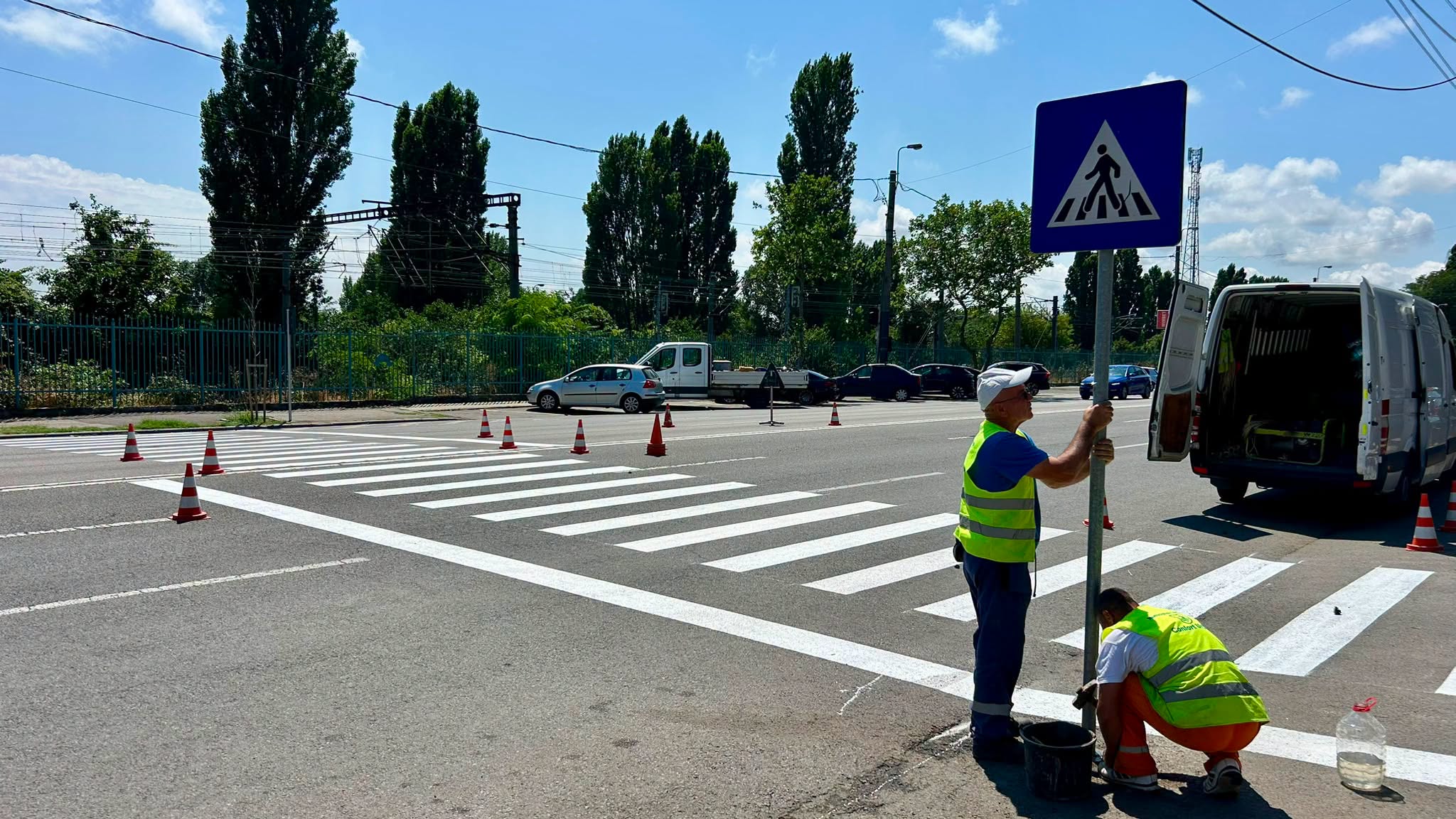 Trecerea de pietoni de pe bulevardul I.C. Brătianu, relocată. Primăria amenajează un nou sens giratoriu
