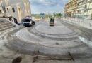 Colegiul Național „Mihai Eminescu” din Constanța, în șantier. Terenurile de sport și curtea vor fi complet refăcute