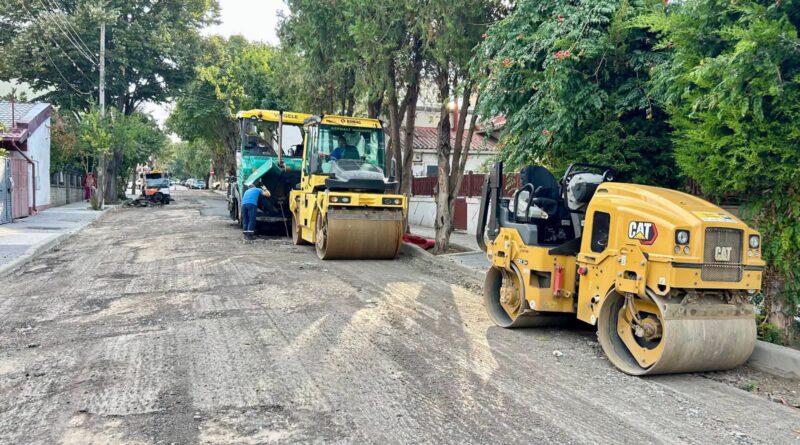 Trafic închis pe strada Dorobanților din Constanța. Lucrări de asfaltare în Faleza Nord
