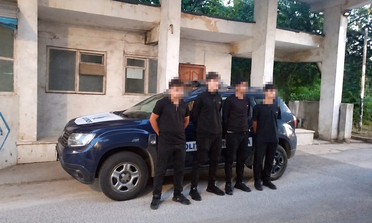 Cinci cetățeni irakieni, depistați după ce ar fi intrat ilegal în România. Au fost predați autorităților bulgare