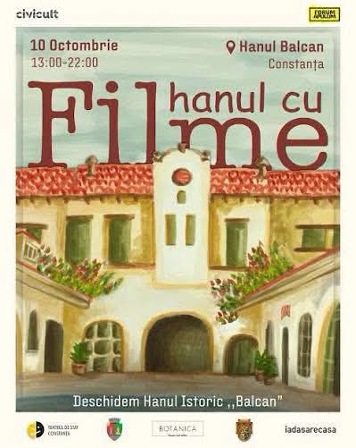 Hanul Balcan din Constanța se redeschide pentru o singură zi! Filmul „Marfa și banii”, proiectat la 25 de ani de la lansare