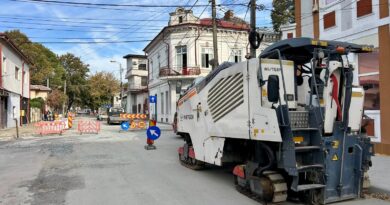 Restricții totale de circulație pe strada Ion Lahovari din Constanța. Lucrările continuă toată săptămâna
