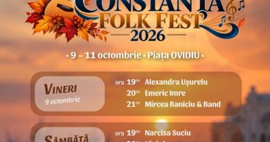 Constanța Folk Fest 2026. Trei seri de concerte în Piața Ovidiu, cu intrare liberă