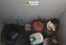 Service auto din Negru Vodă, verificat de polițiștii de la Mediu. 50 de litri de ulei uzat, ridicați pentru confiscare